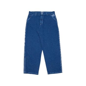 Calça tupode Og Baggy Azul Contraste