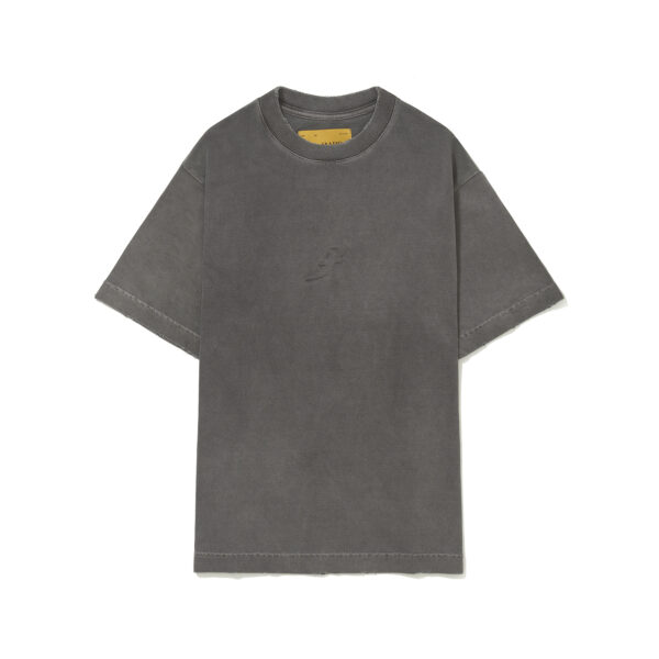 Camiseta Barra Crew B Garça Alto Relevo Puida Grafite