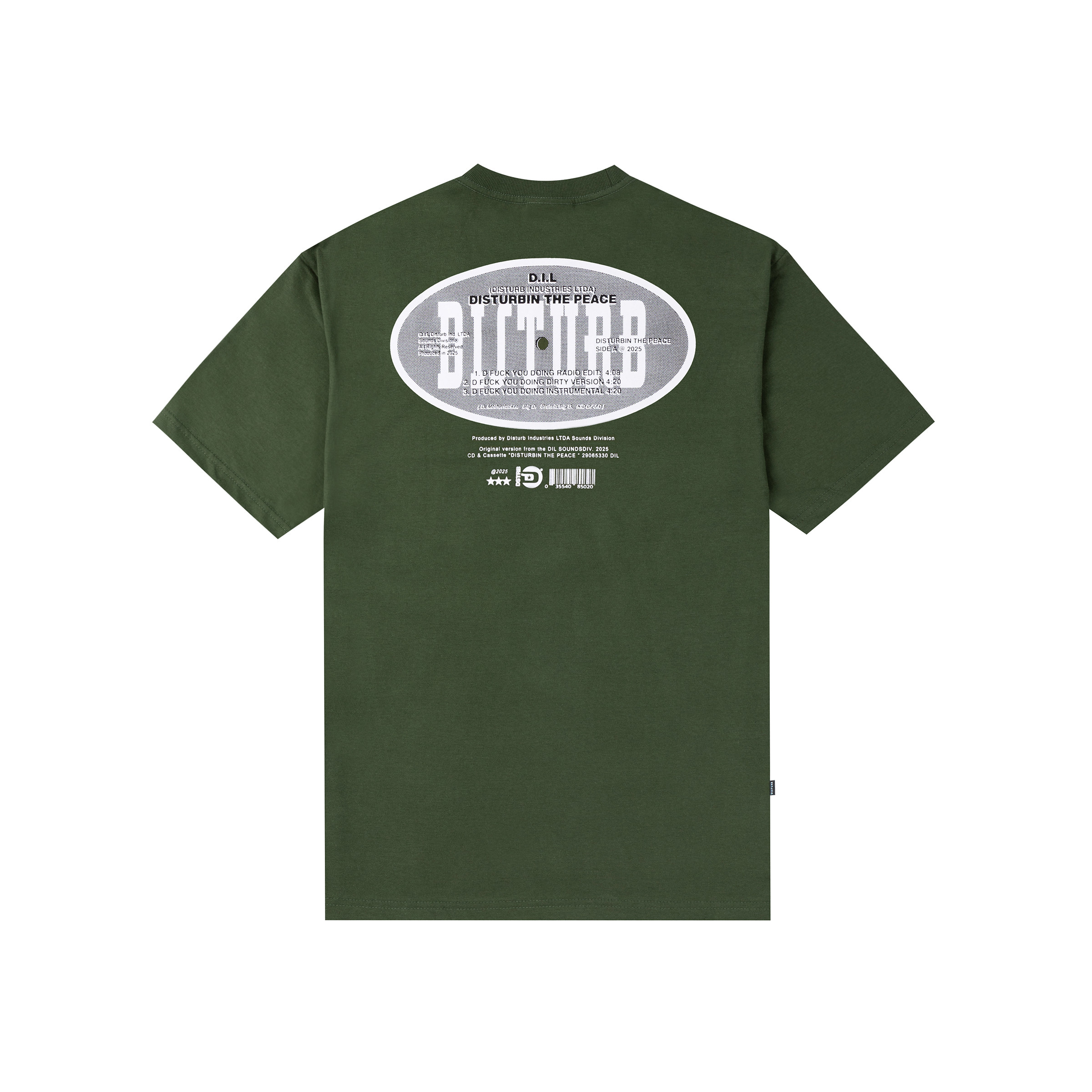 Disturbin-The-Peace-Tee-in-Green-Back-1.jpg