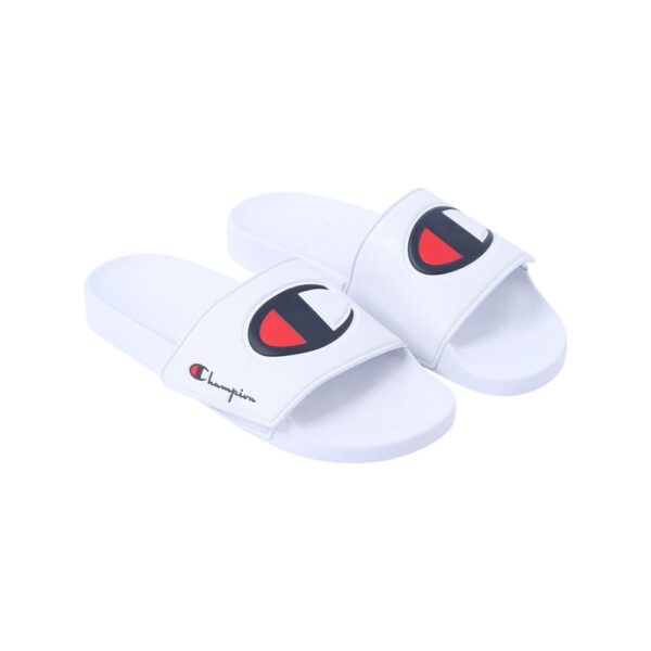 Chinelo Slide Champion Ipo Velcro White