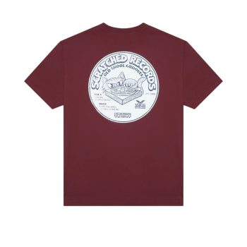 Camiseta Vans scratched record bordeaux