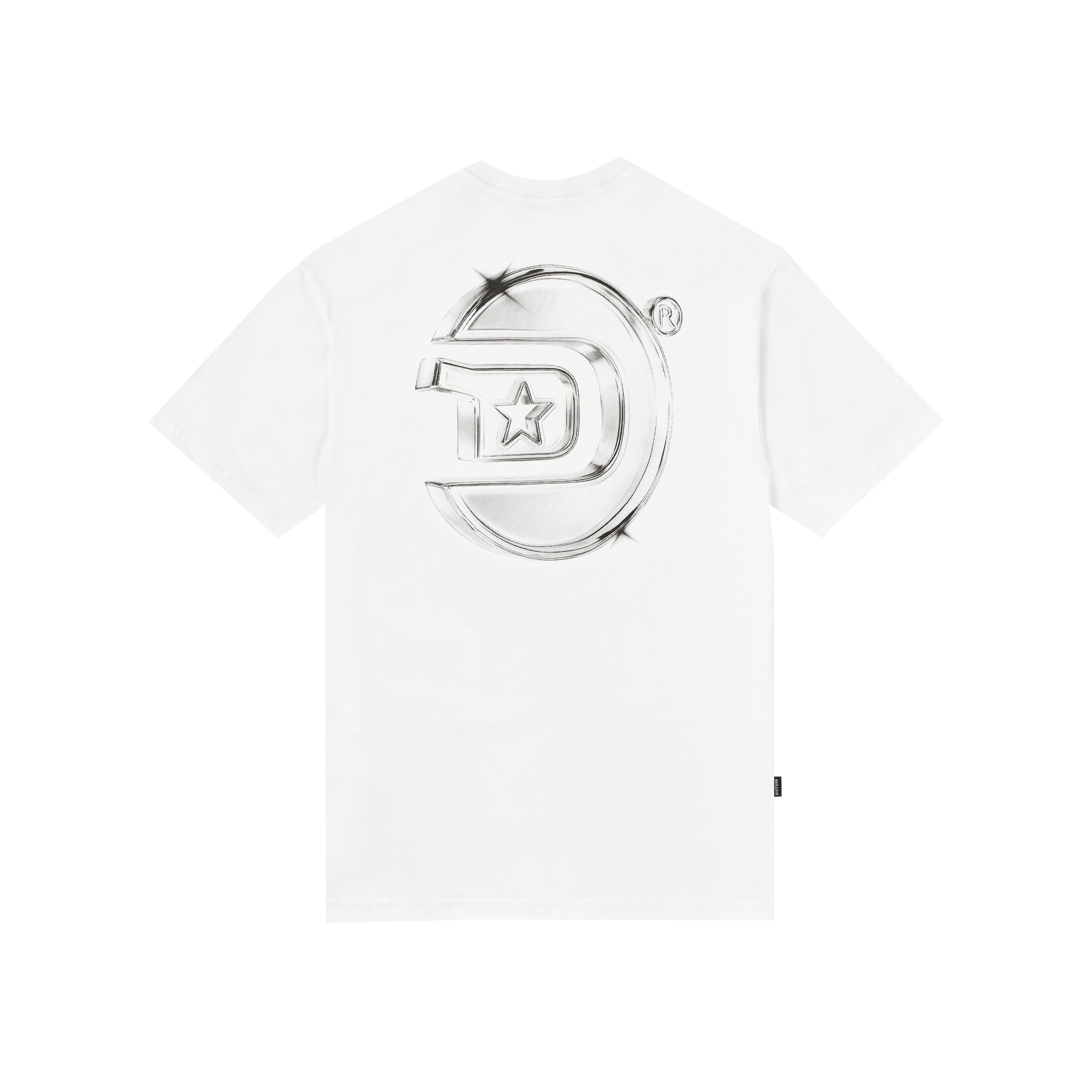 Platinum T-shirt in White Back