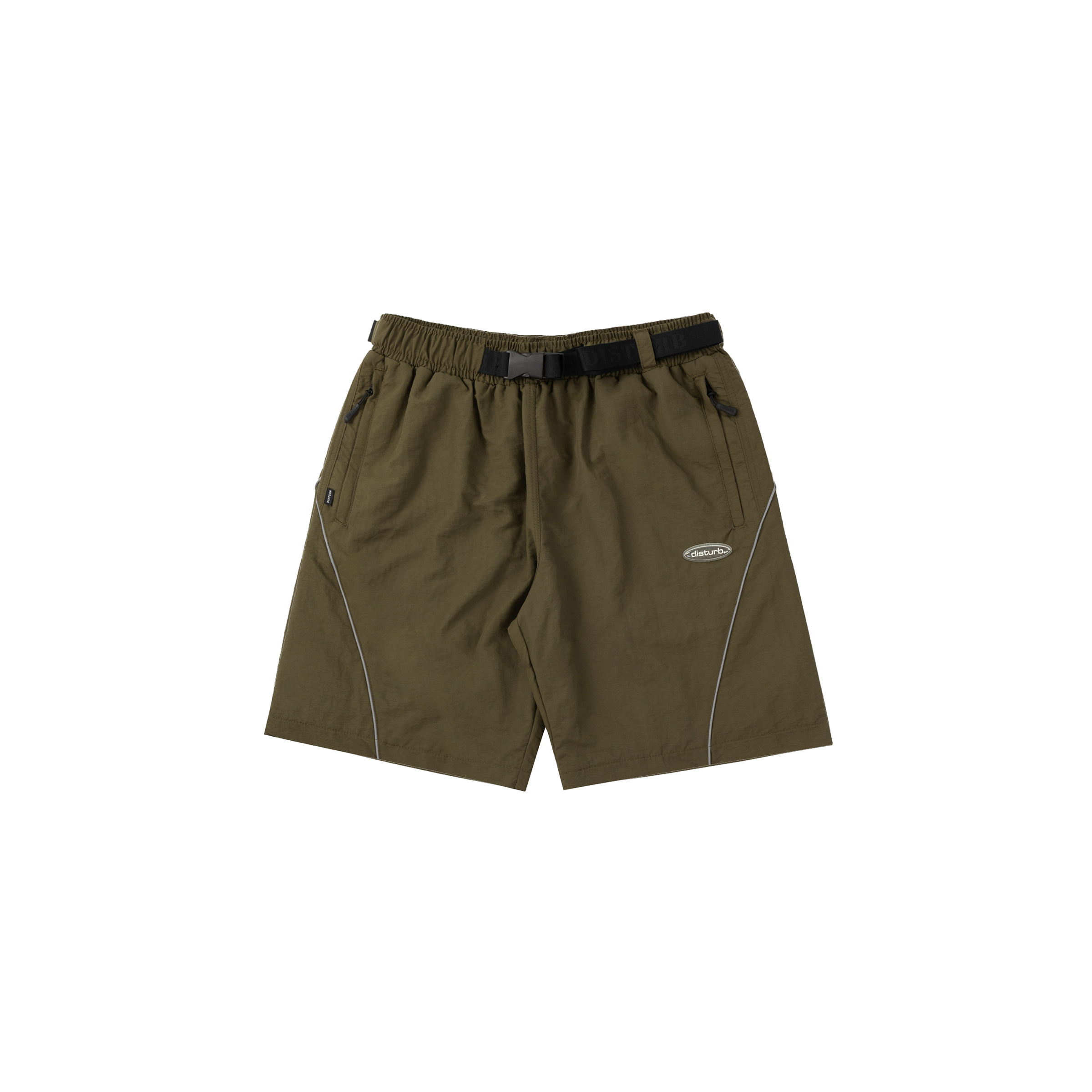 Reflective Shorts in Brown