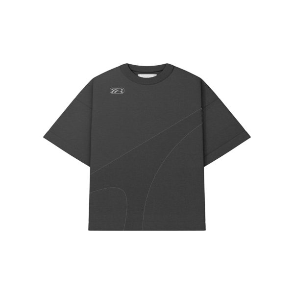 Camiseta Take-off Overlay Boxy Grey