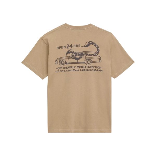 Camiseta Vans Sting Wagon Bay leaf Marrom