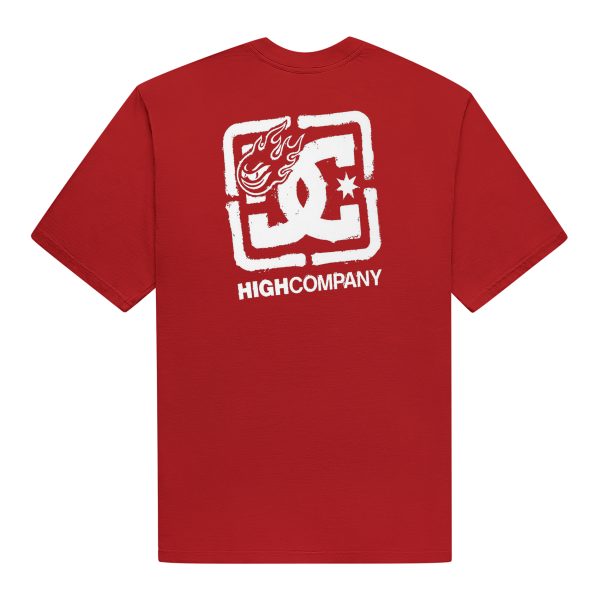 Camiseta Spray High x DC Red