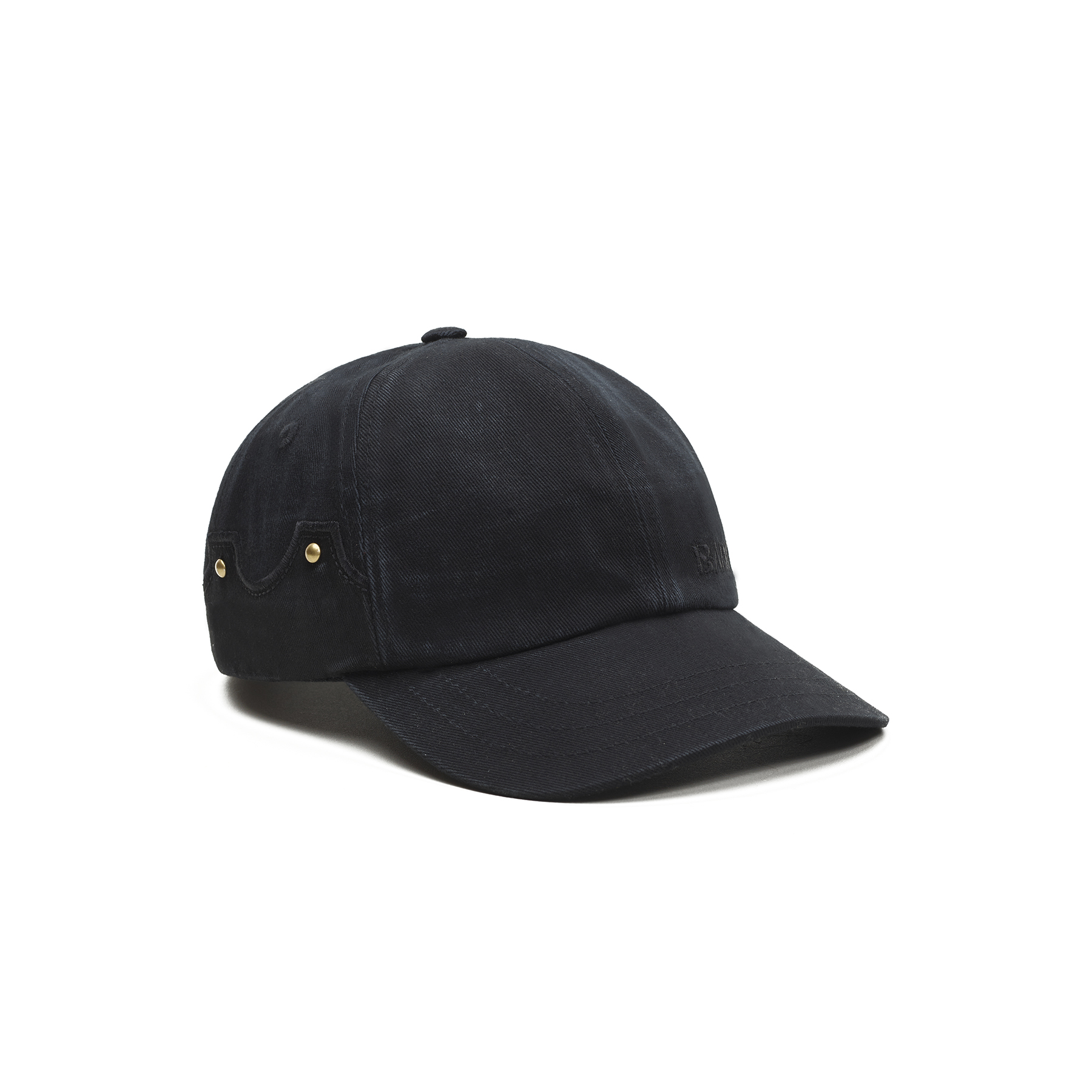 BONE SIX PANEL BARRA LOGO PRETO FRENTE