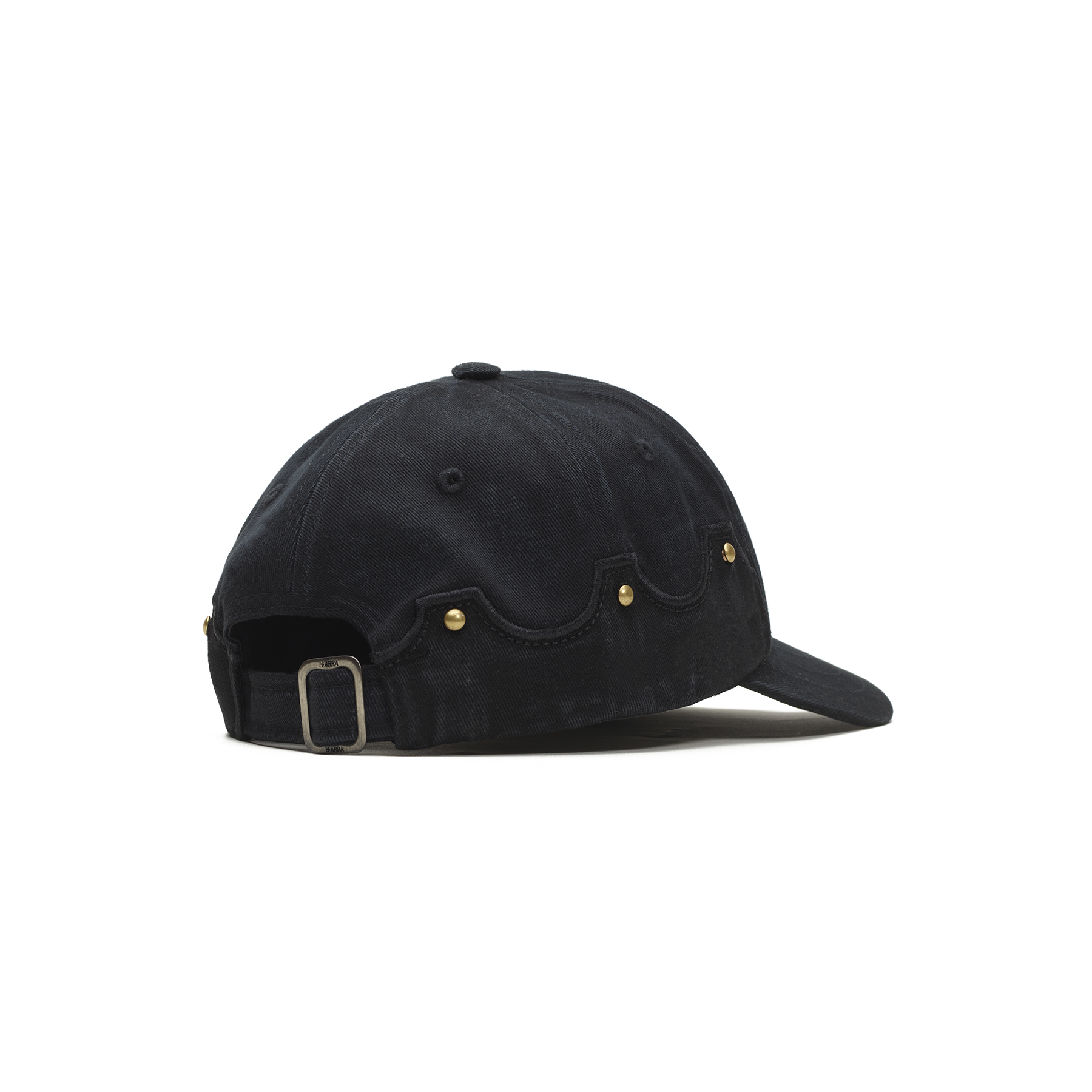 BONE SIX PANEL BARRA LOGO PRETO VERSO