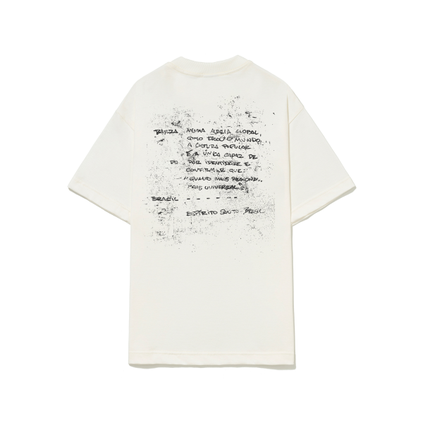 Camiseta Barra Lirica Off White