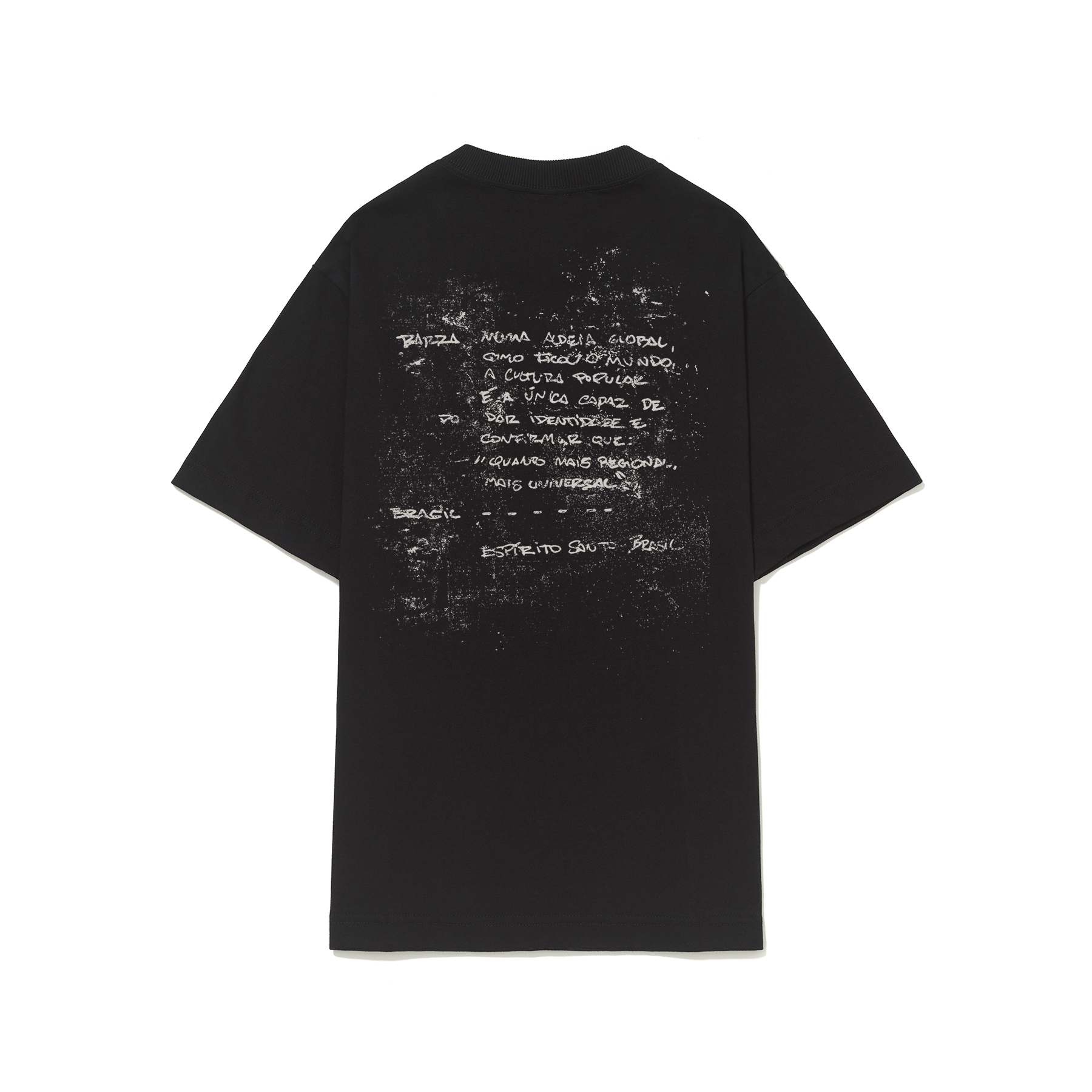 CAMISETA BARRA LIRICA PRETA VERSO