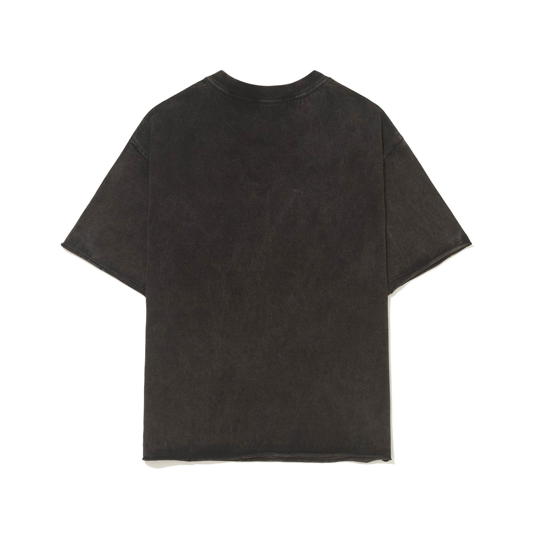 CAMISETA DESCONSTRUIDA PRETA VERSO