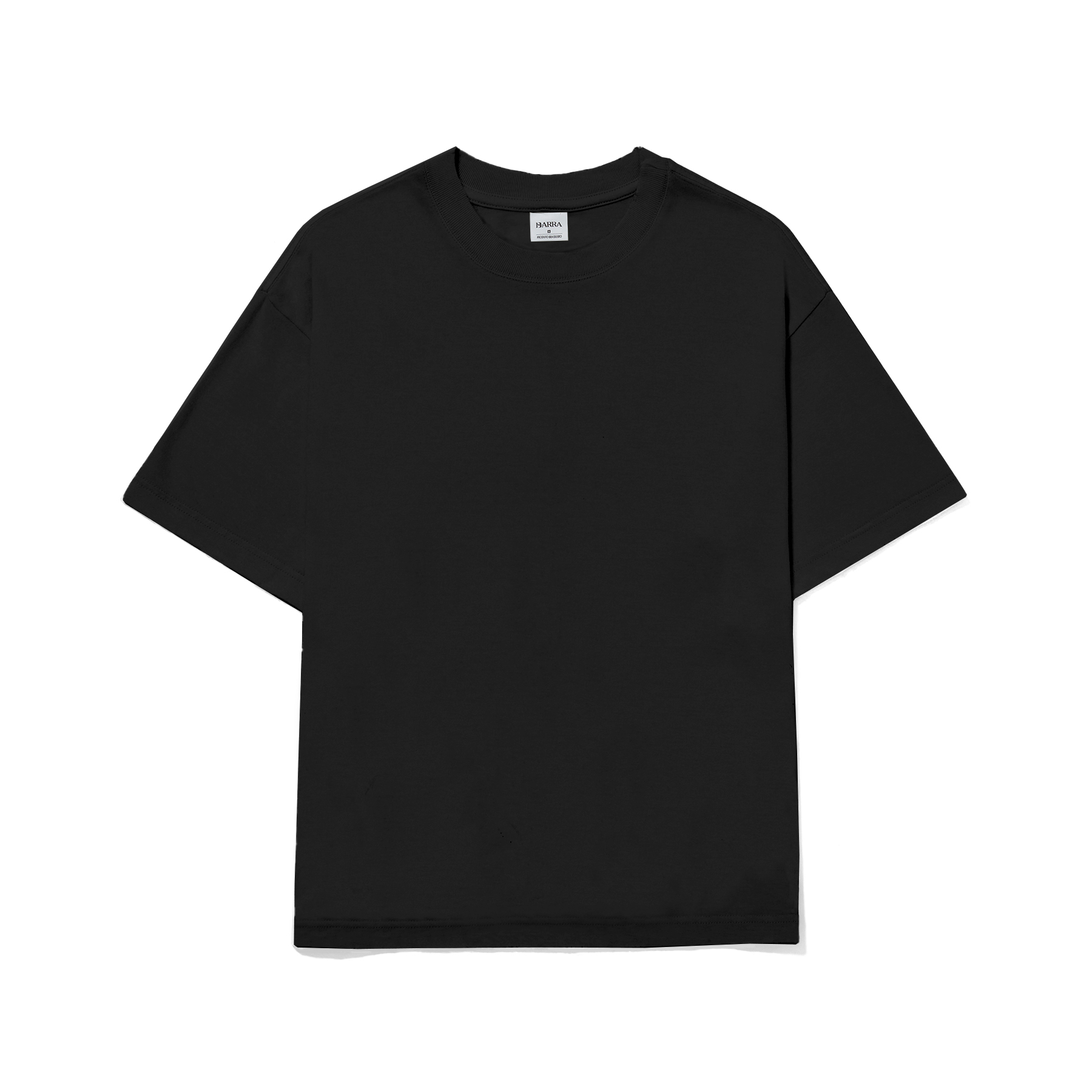CAMISETA GOODS B ESTENCIL PRETA FRENTE