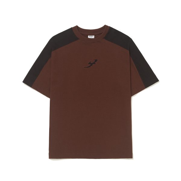 Camiseta Barra Recortada B Garça Marrom