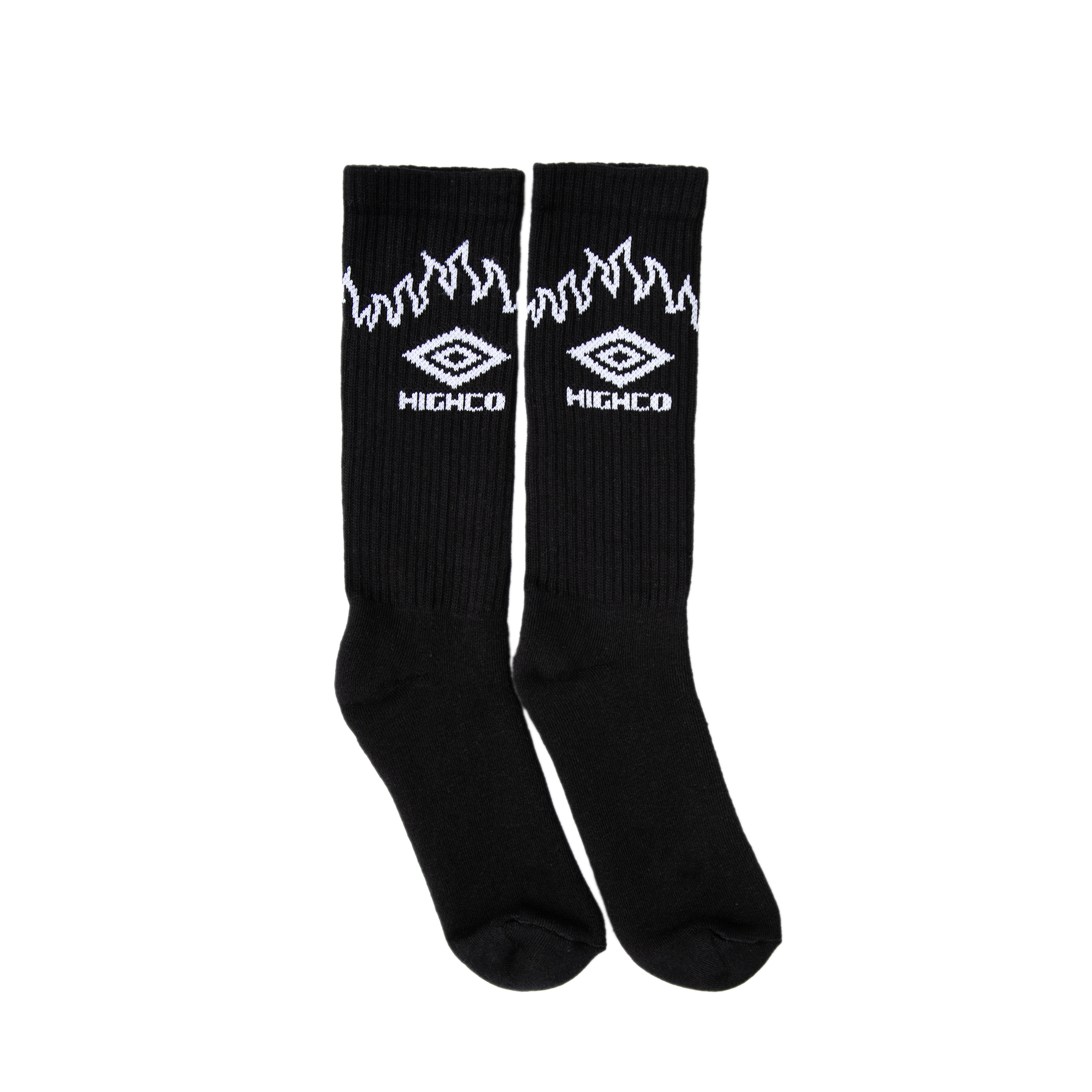 HIGHxUmbro_Long_Socks_Black