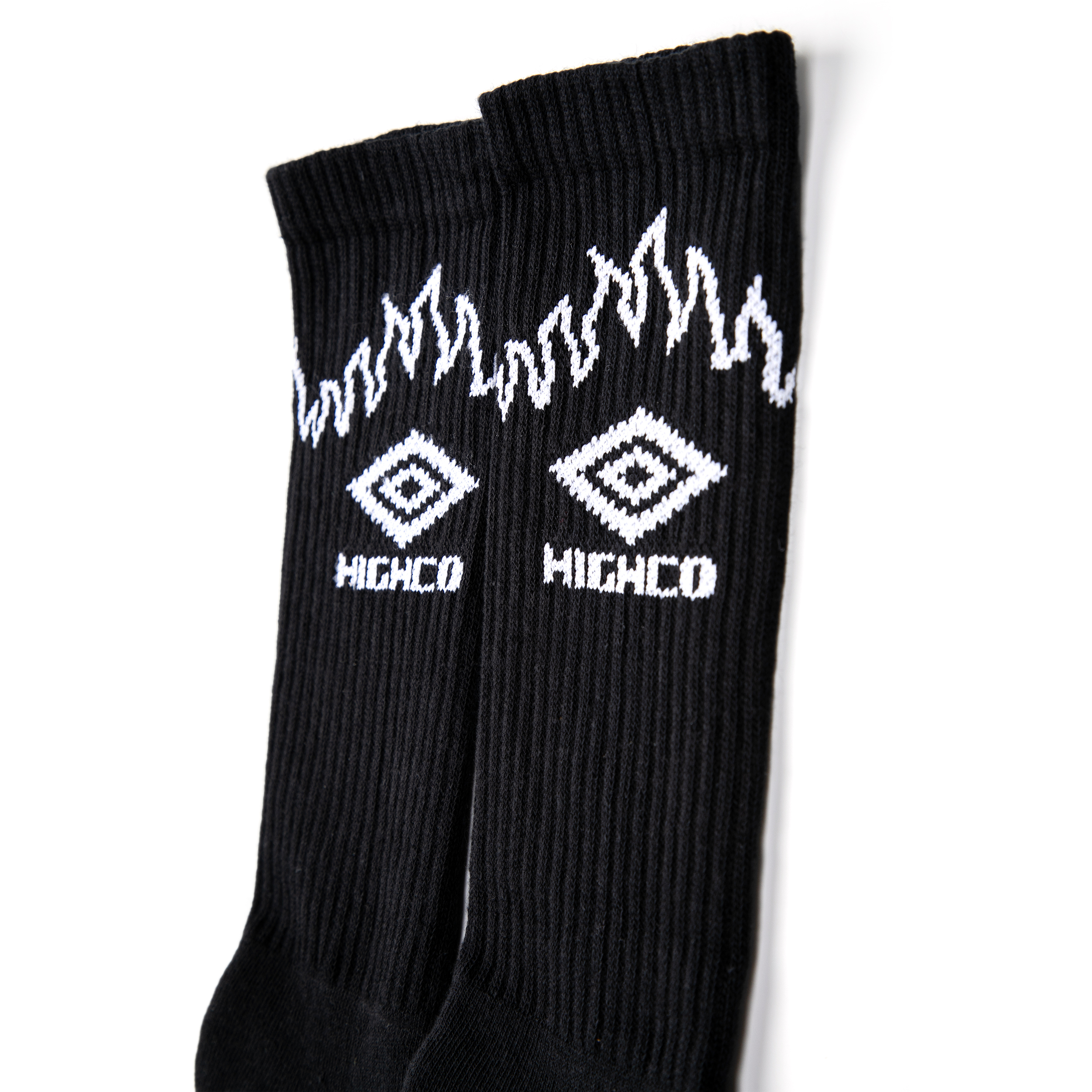 HIGHxUmbro_Long_Socks_Black_Detail