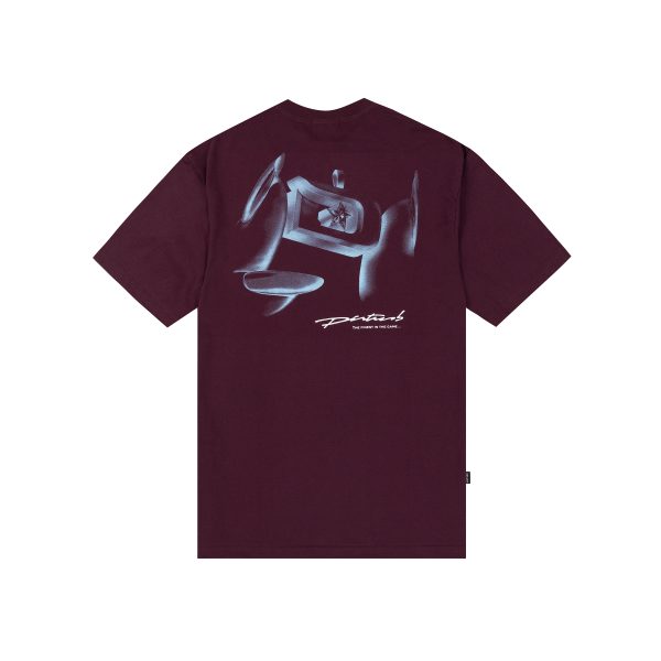 Camiseta Disturb Gem Burgundy