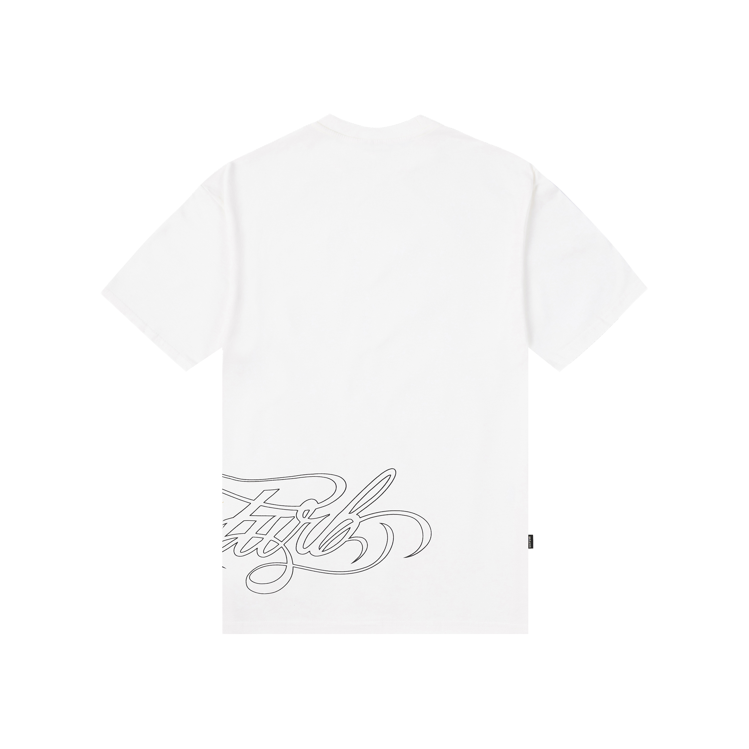 T-SHIRT SCRIPT BRANCA COSTAS