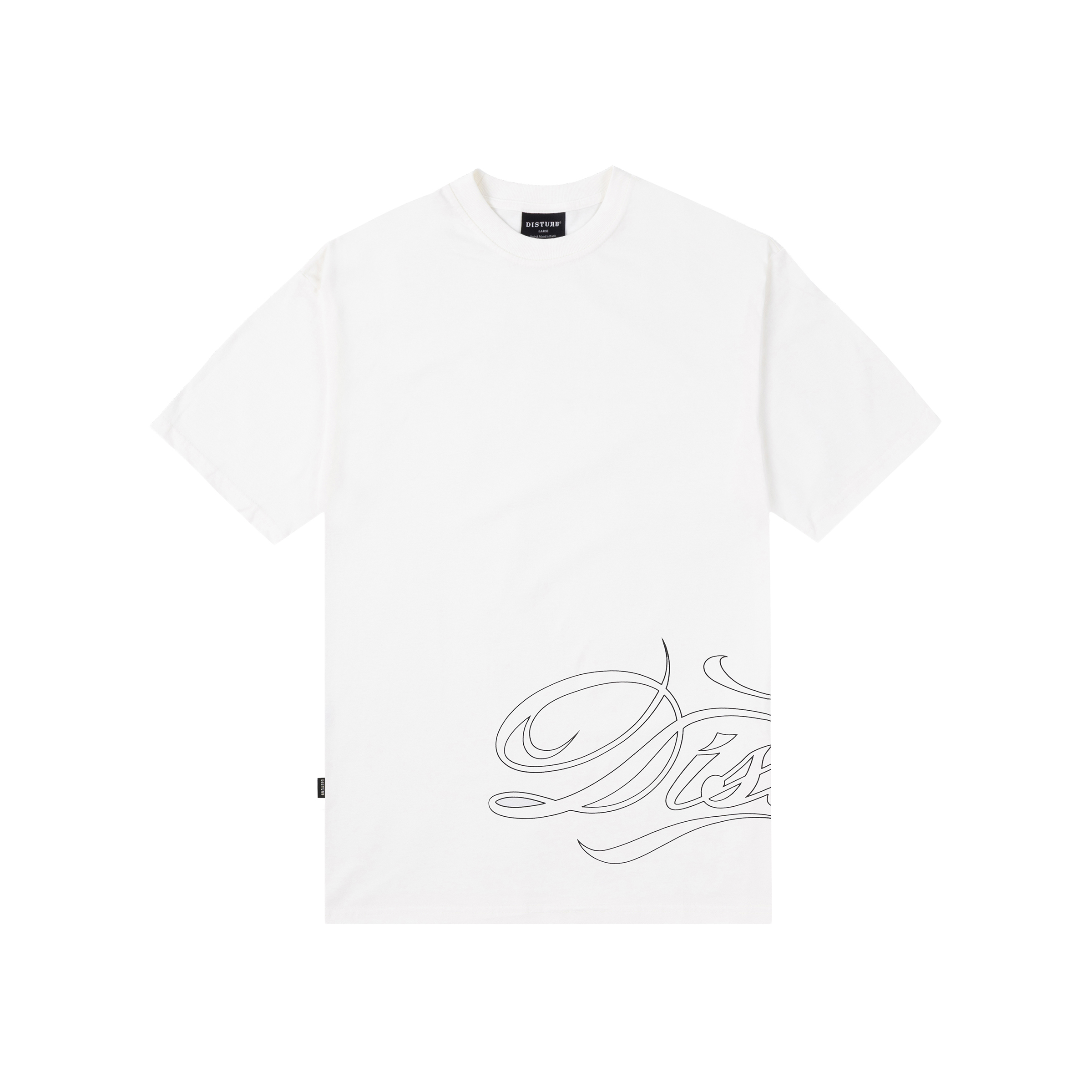 T-SHIRT SCRIPT BRANCA
