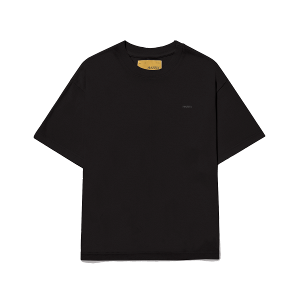 Camiseta Clássica Barra Logo Preta