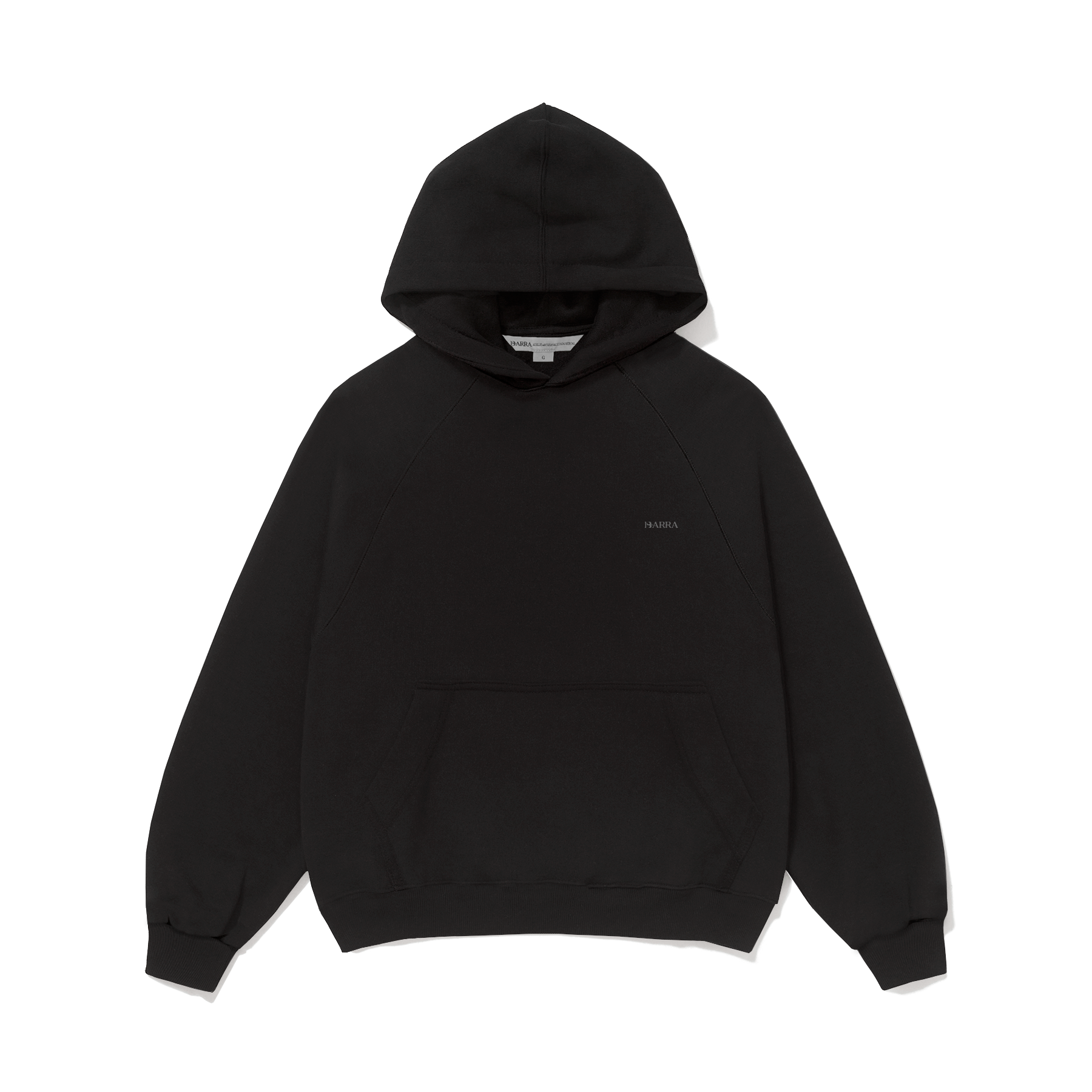 MOLETOM CLÁSSICO BARRA LOGO PRETO [FRENTE]