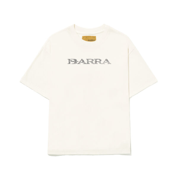 Camiseta Barra Crew Logo Remix Off White