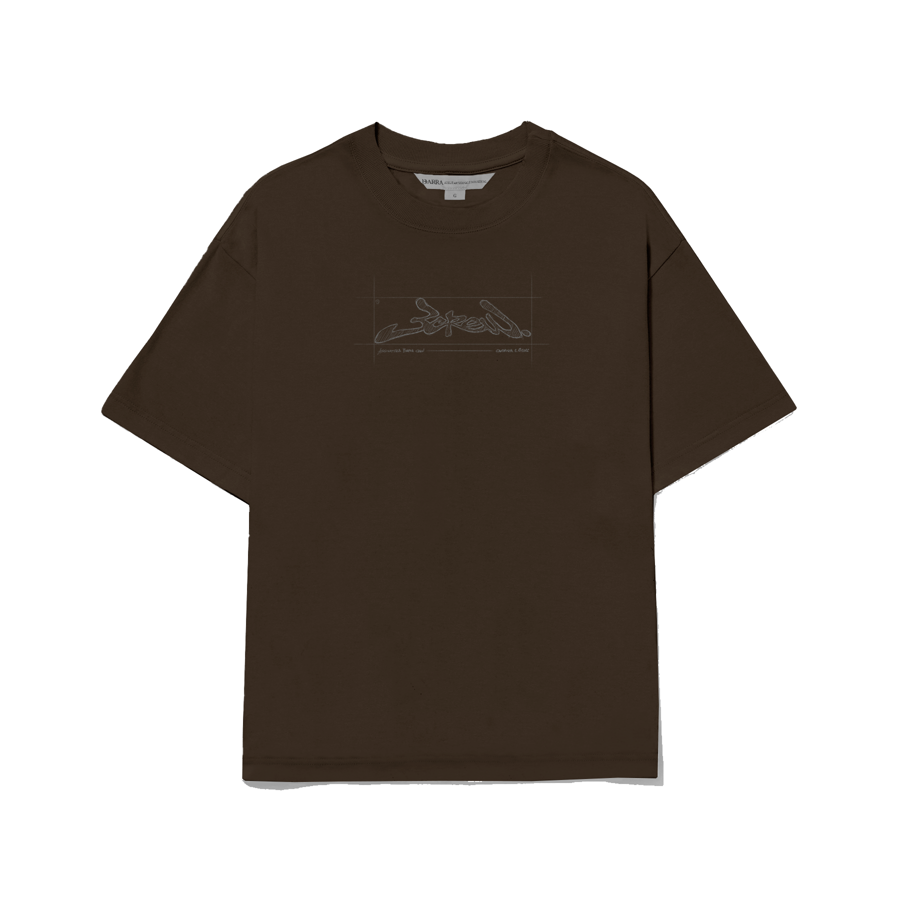 CAMISETA CROQUI MARROM