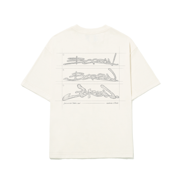 Camiseta Barra Crew Croqui Off White