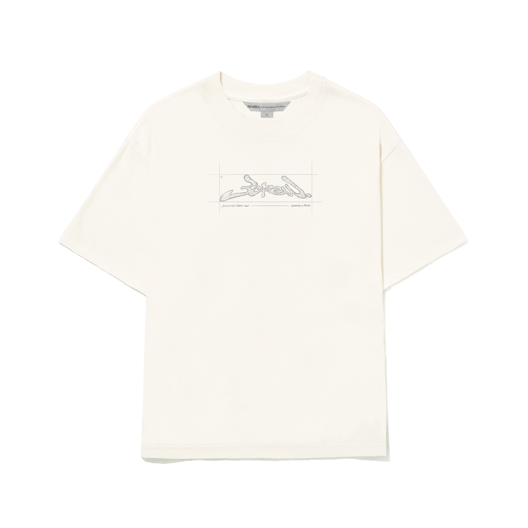 CAMISETA CROQUI OFF WHITE