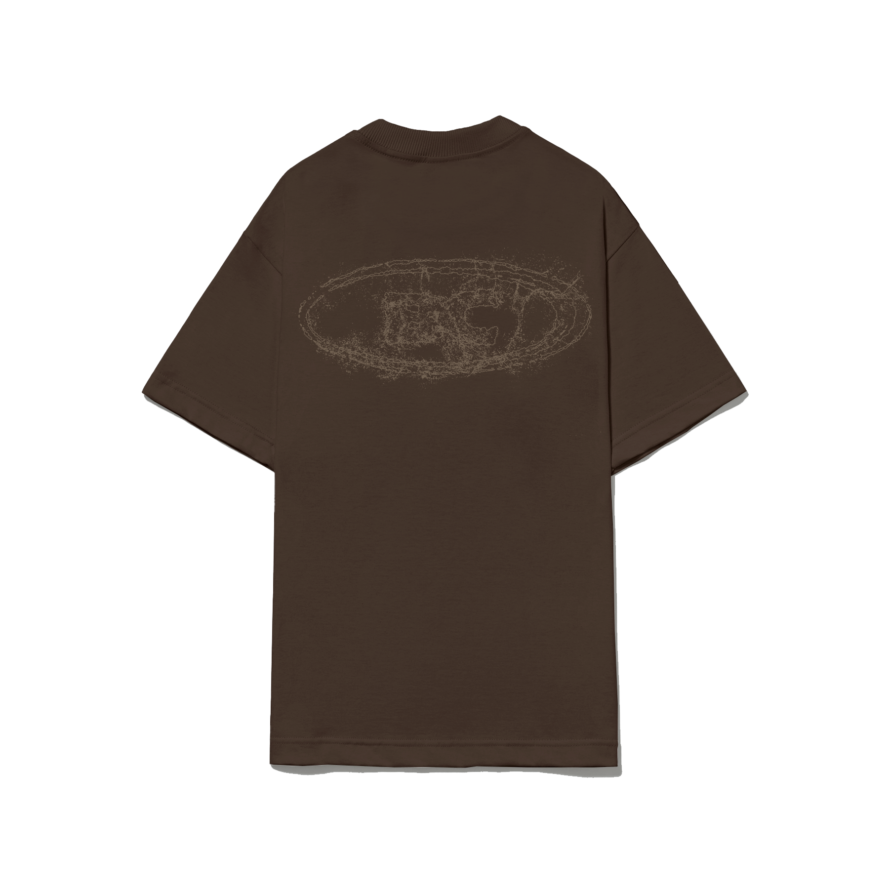 CAMISETA GOODS LOGO REMIX MARROM VERSO