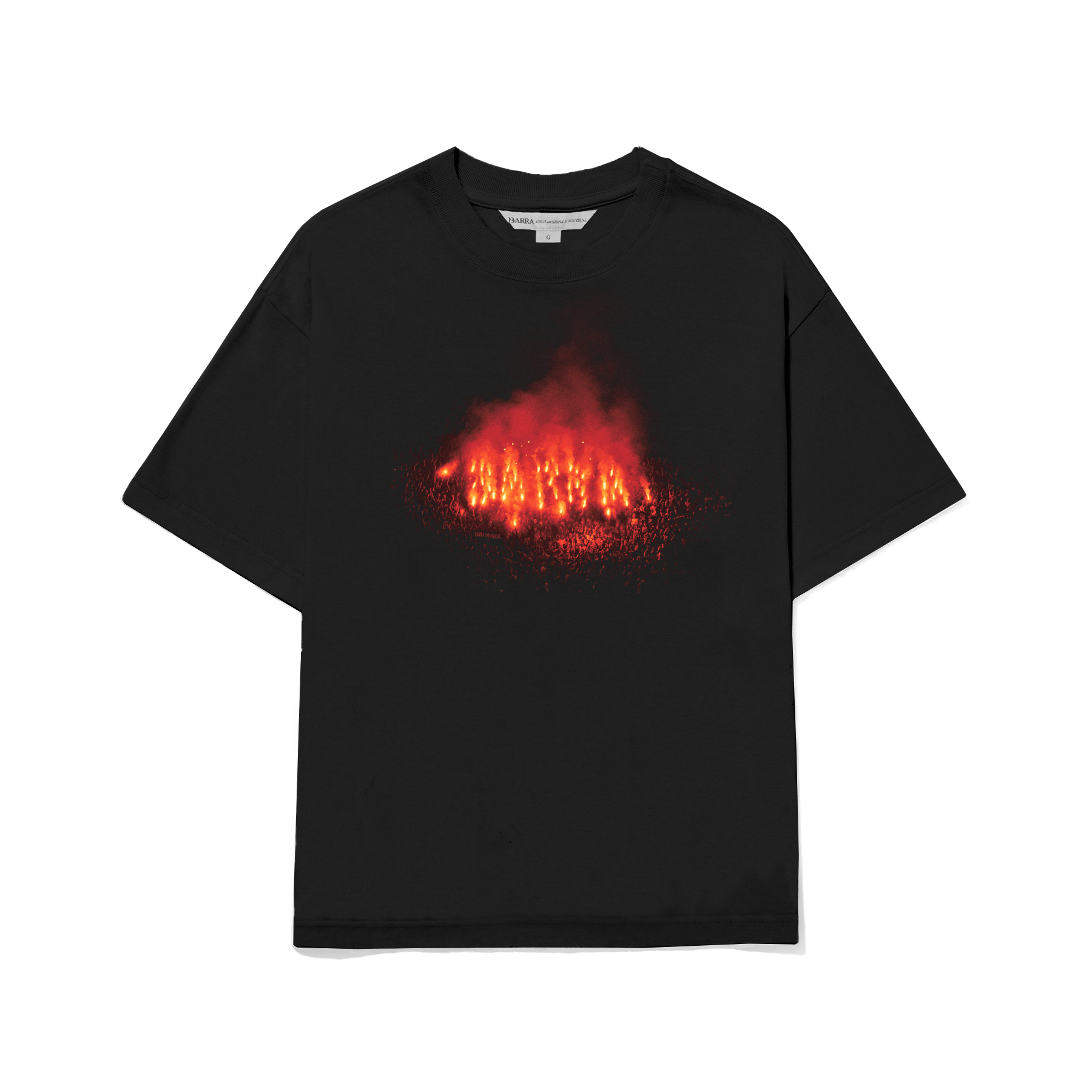 CAMISETA ORGANIZADA PRETA