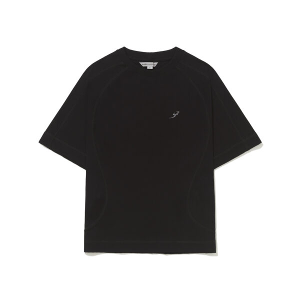 Camiseta Barra Crew Recortada B Garca Preta