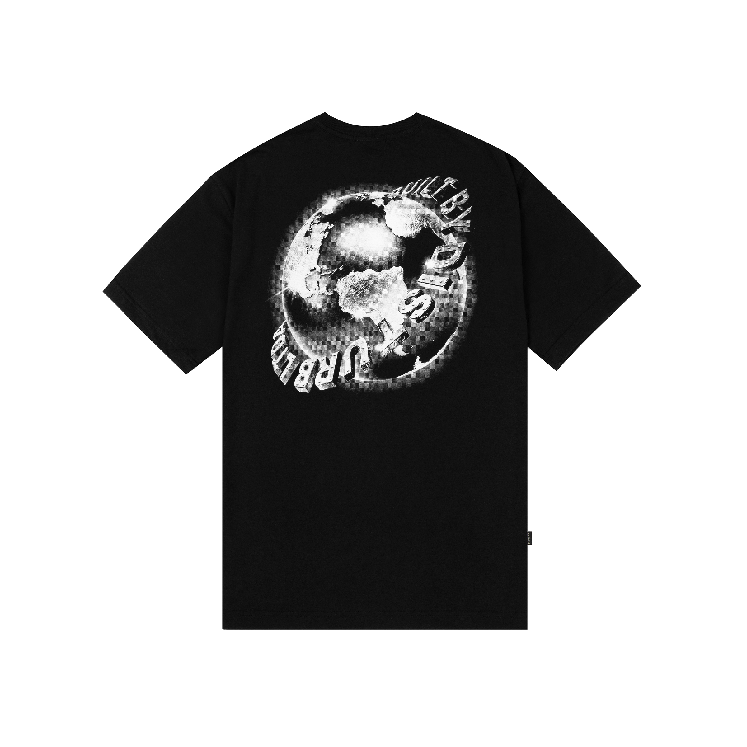 T-shirt Built by Disturb Preta Costas