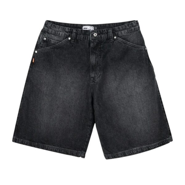 Shorts High Company Tagline Denim Black