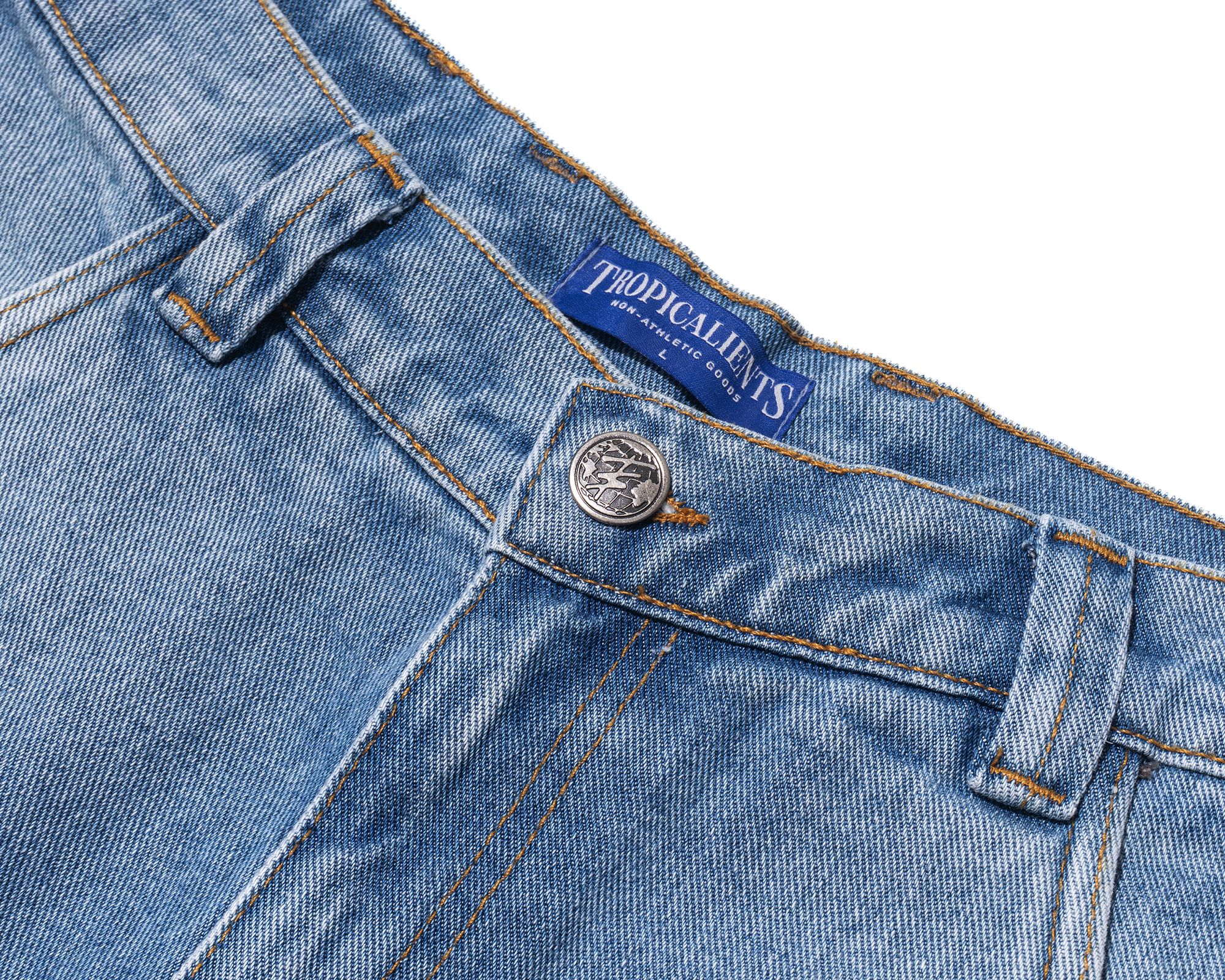 BERMUDA JEANS “WAAHED BLUE – ”2