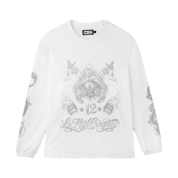 Longsleeve High Company Luck White