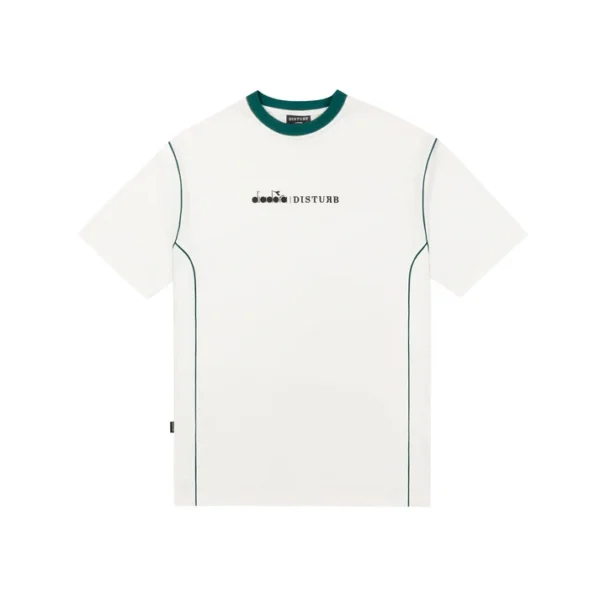 Camiseta Disturb x Diadora Court Off white