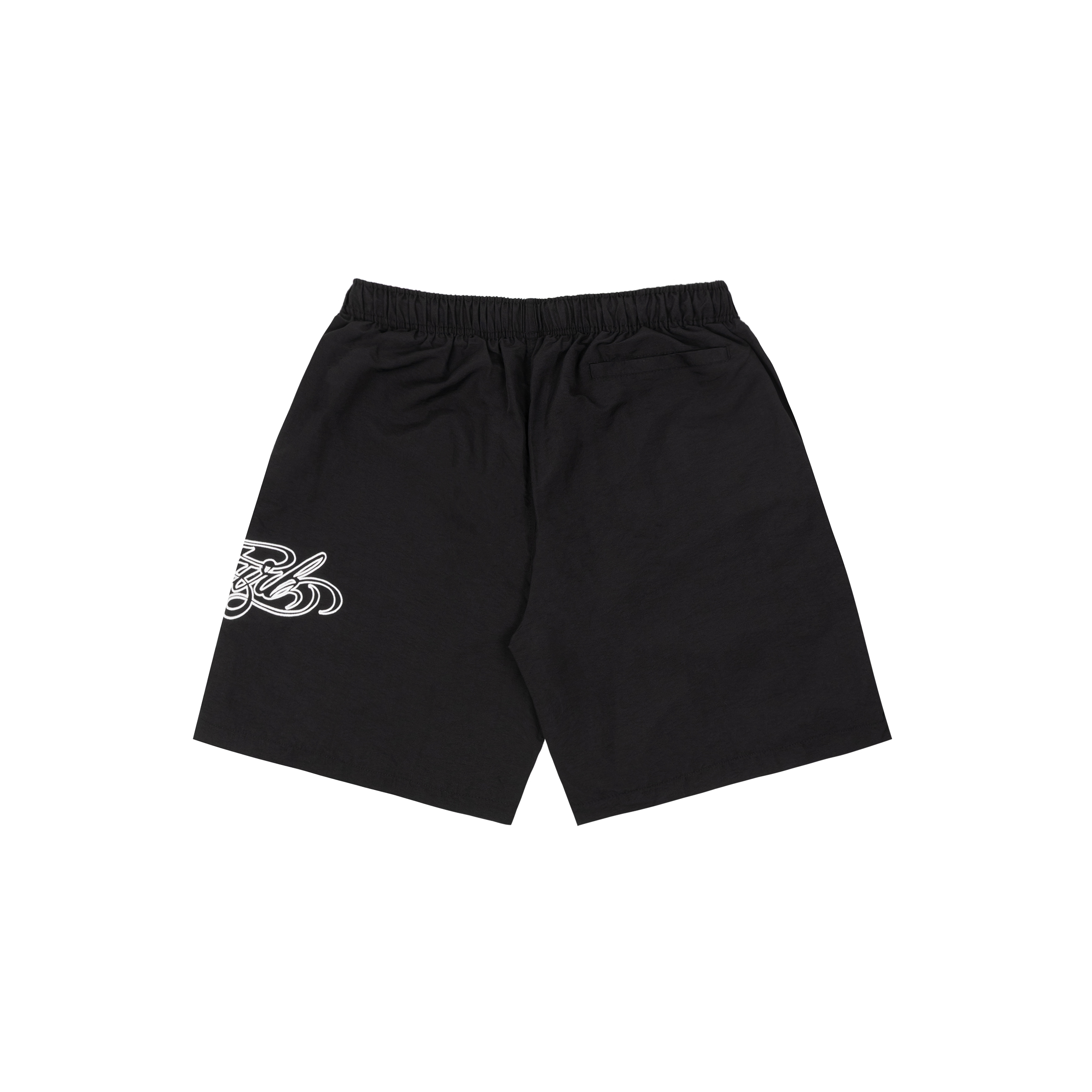 Shorts Script Preto Costas