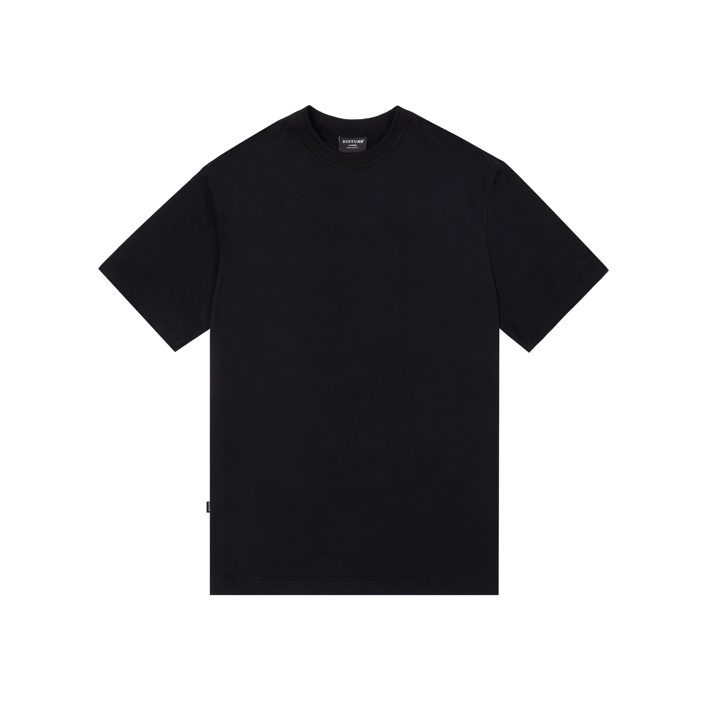 T-shirt Script Stencil Preta