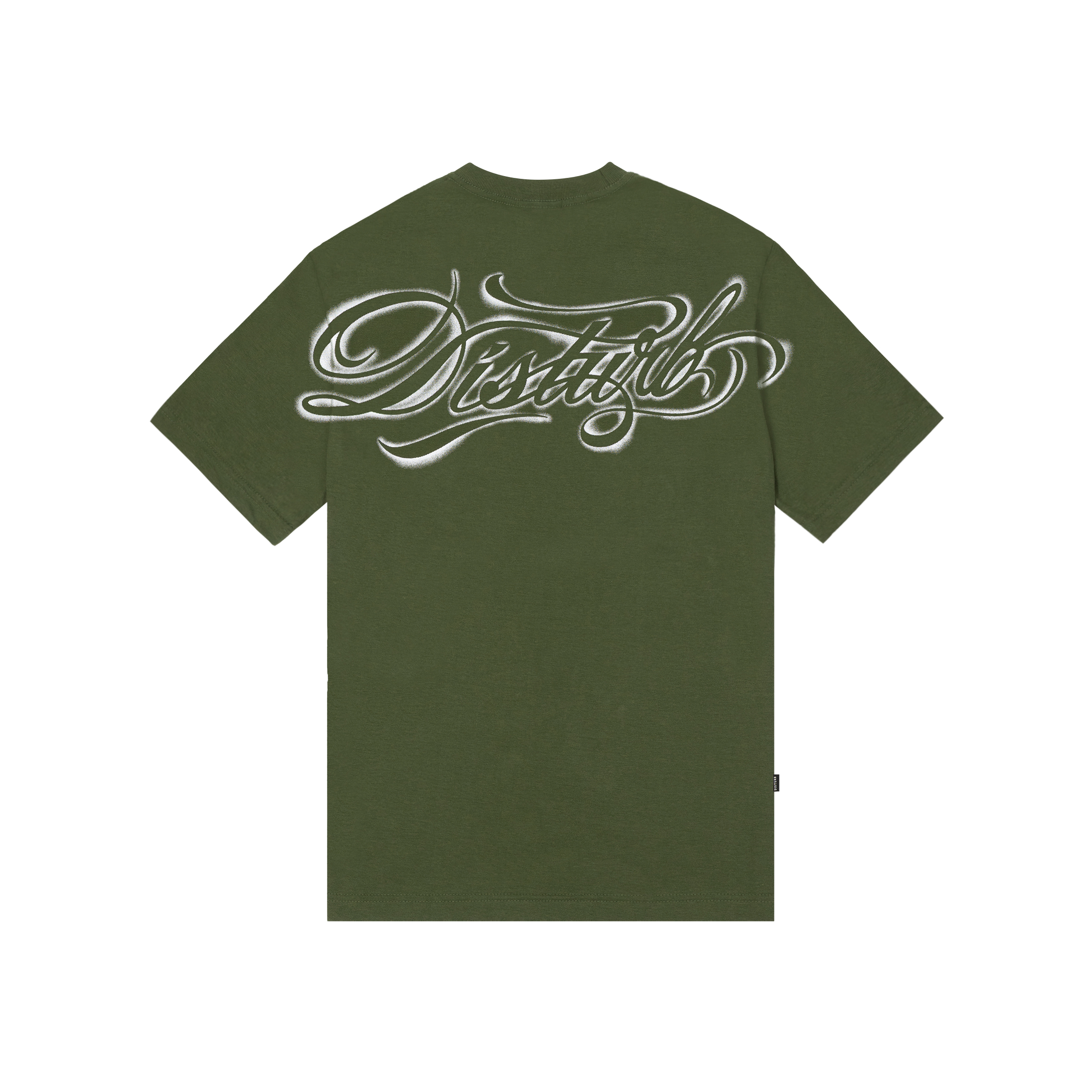 T-shirt Script Stencil Verde Costas