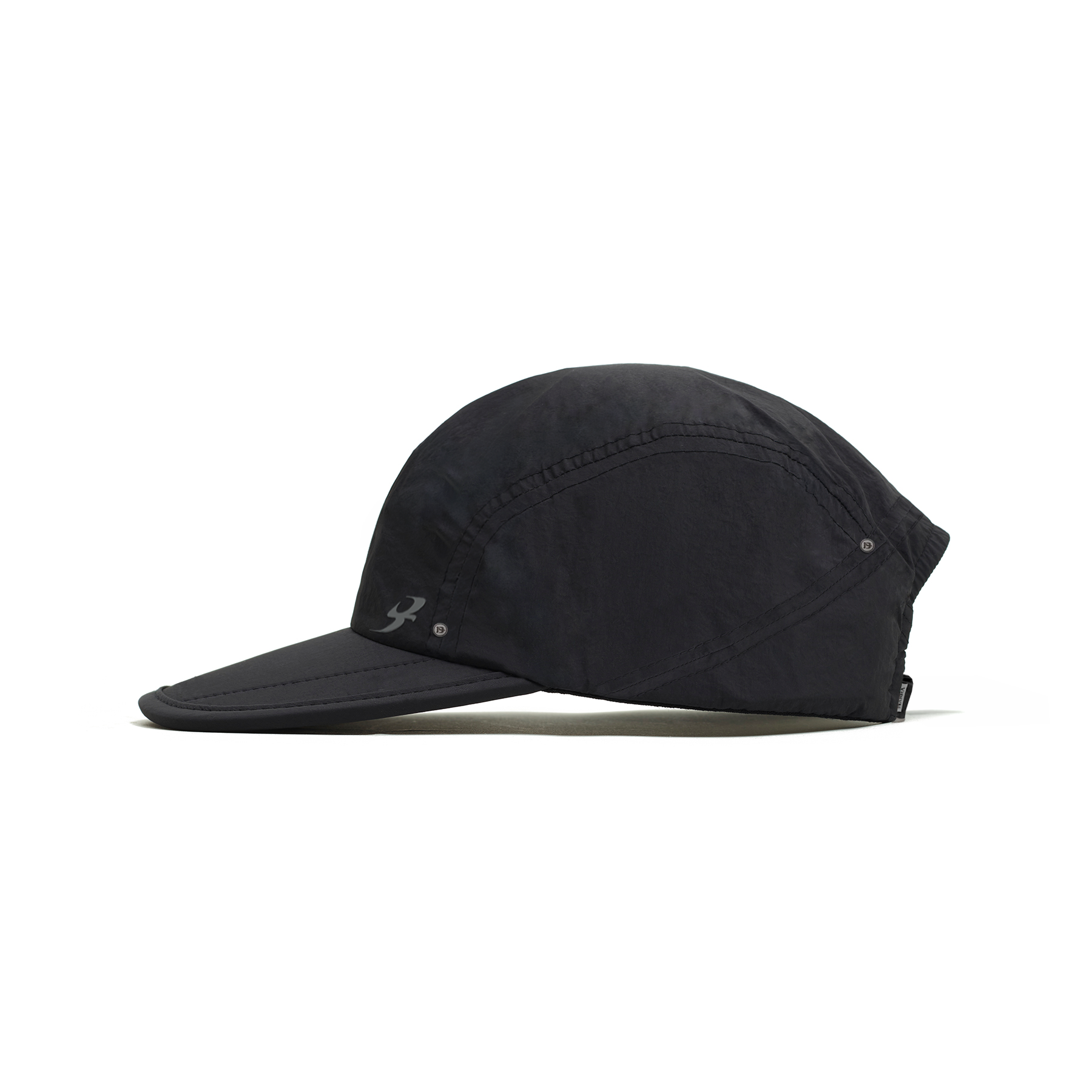 BONE FOUR PANEL B GARÇA PRETO LATERAL