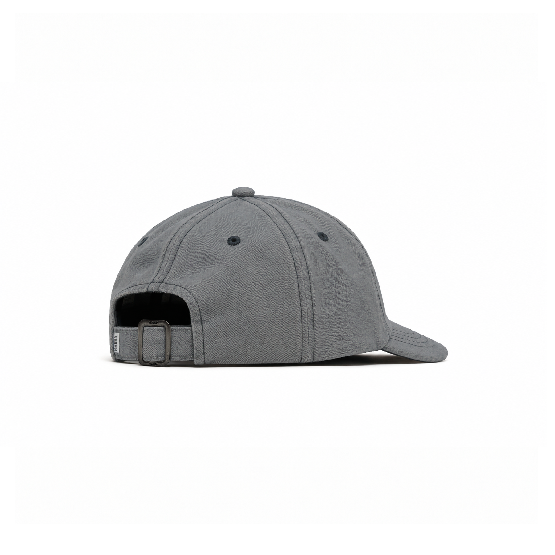 BONE SIX PANEL BARRA LOGO GRAFITE ESTONADO VERSO