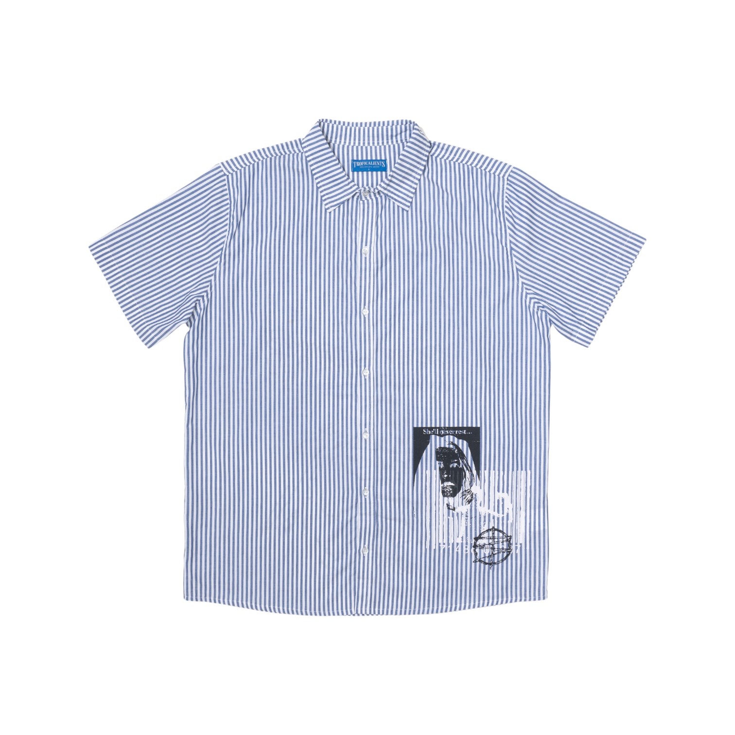 CAMISA AGAINST AZUL BRANCO