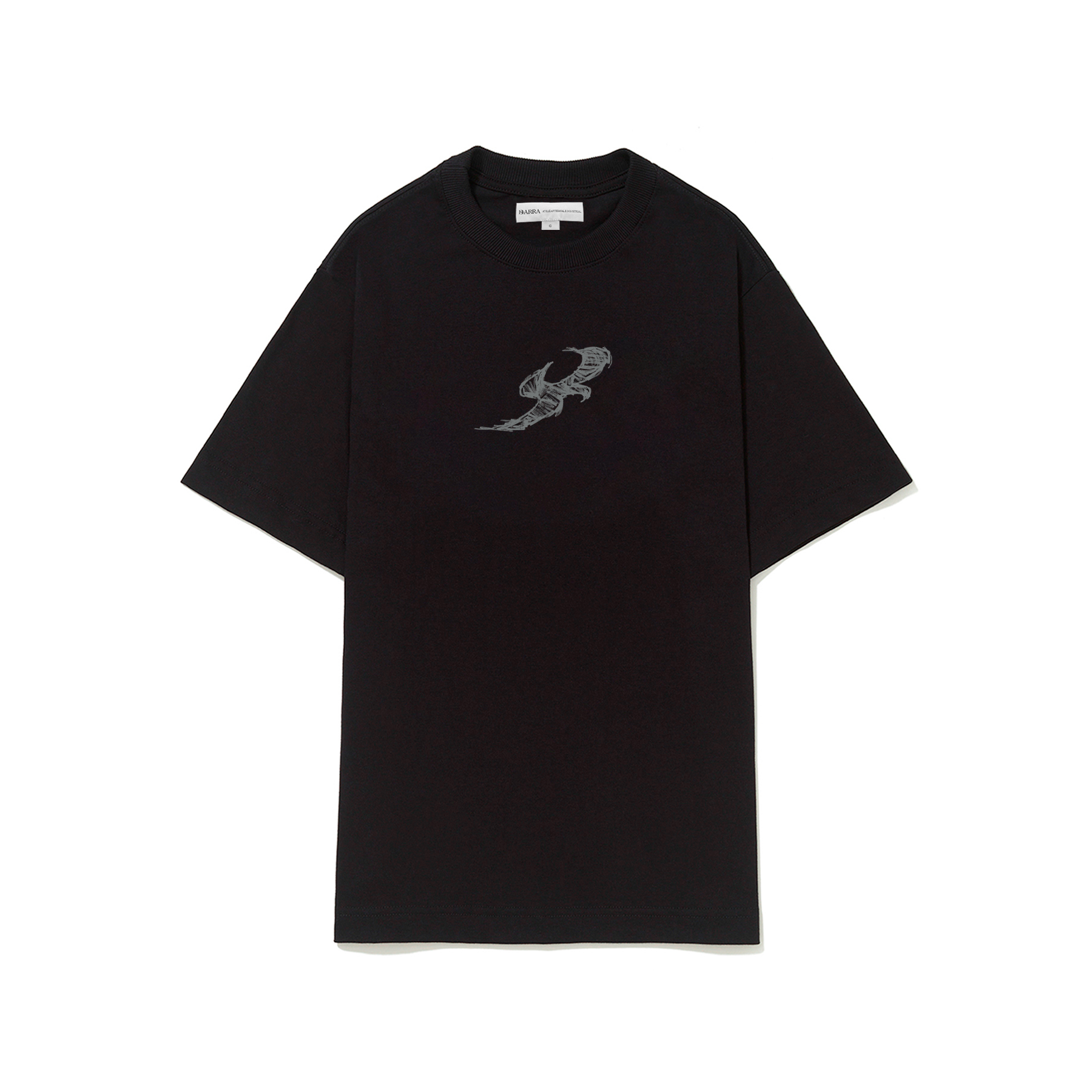 CAMISETA B GARÇA REMIX PRETA