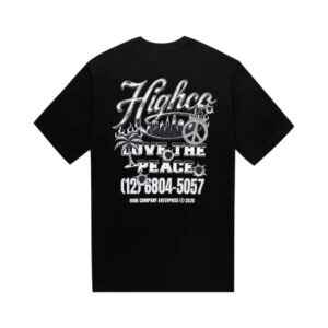 Camiseta High Company Love The Peace Black