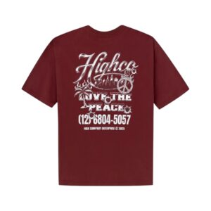 Camiseta High Company Love The Peace Red