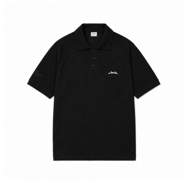 Polo Barra Assinatura Preta